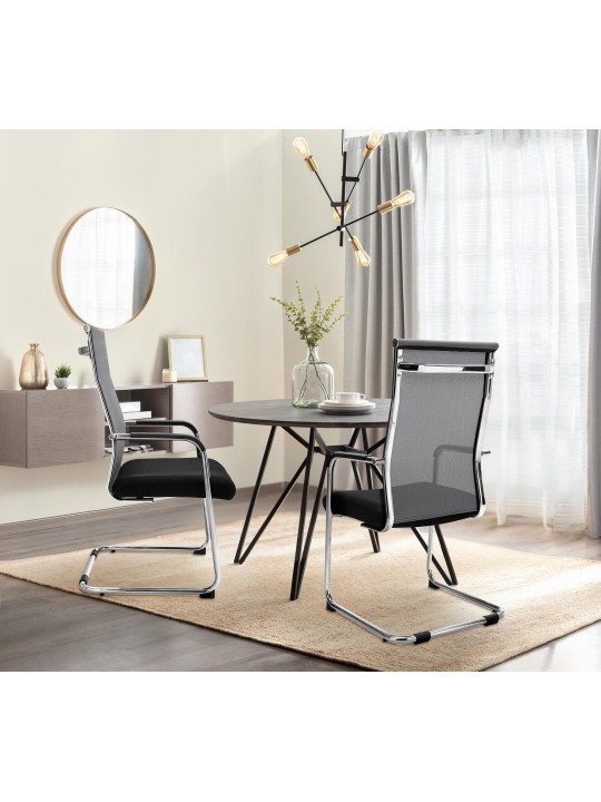 Bezoekersstoel Brenda, grijs Bezoekersstoel Brenda, grijs