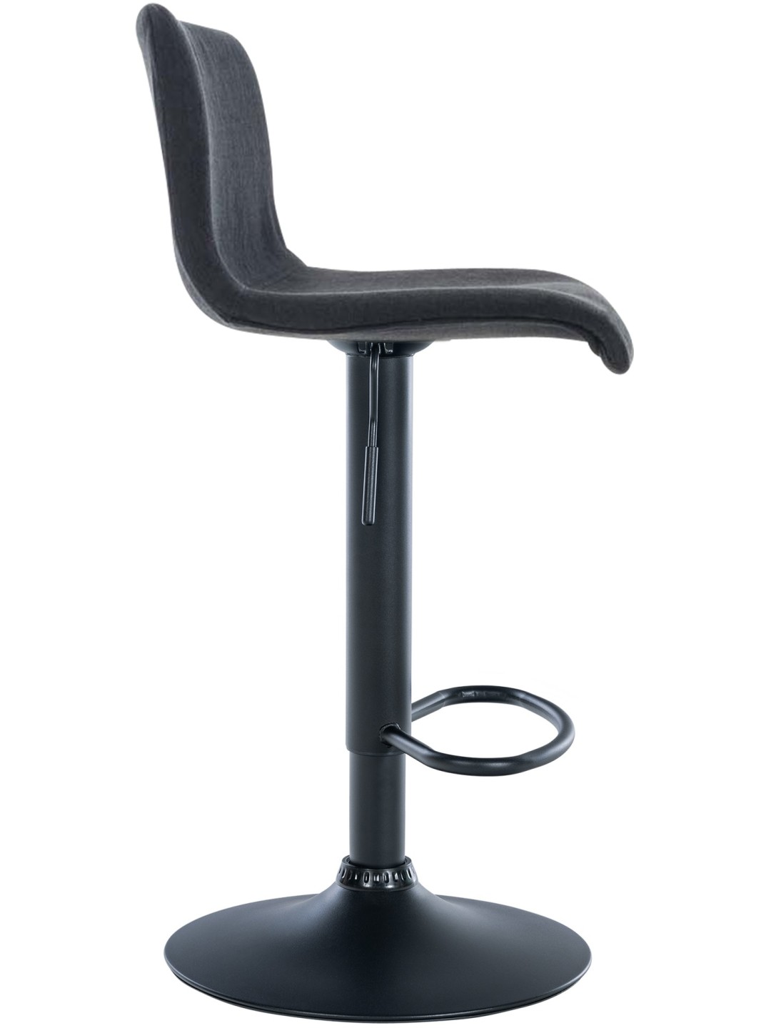 Barkruk Hoover stof B, zwart