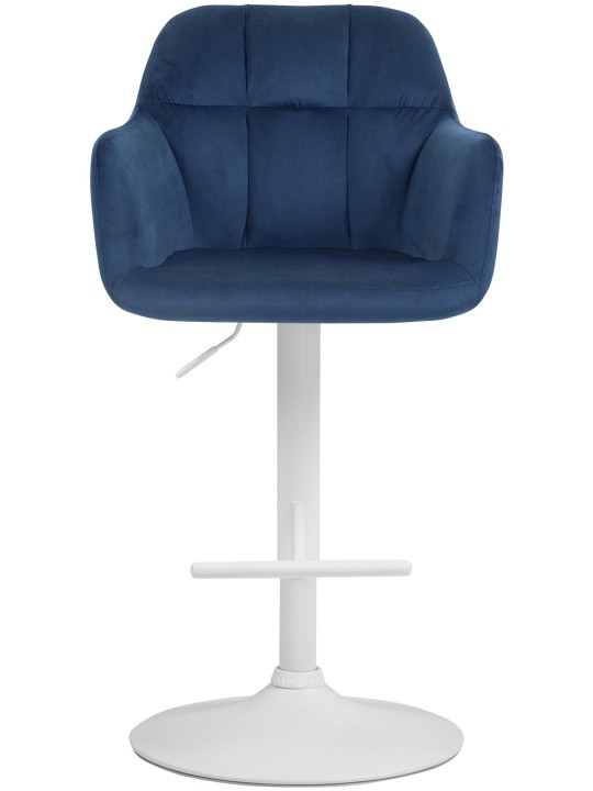 Barkruk Natoma fluweel, blauw Barkruk Natoma fluweel, blauw