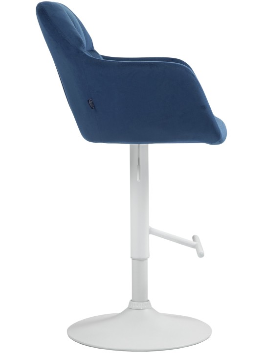 Barkruk Natoma fluweel, blauw Barkruk Natoma fluweel, blauw