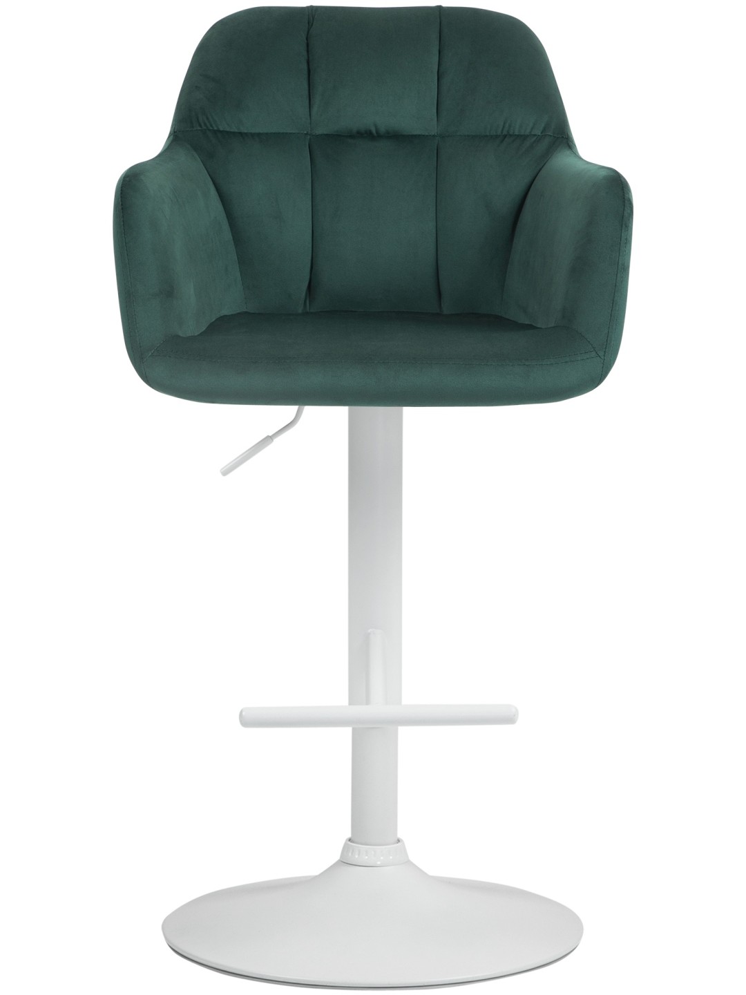 Barkruk Natoma fluweel, groen