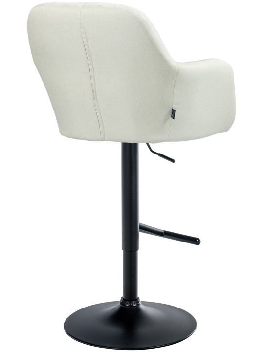 Barkruk Natoma stof, crème