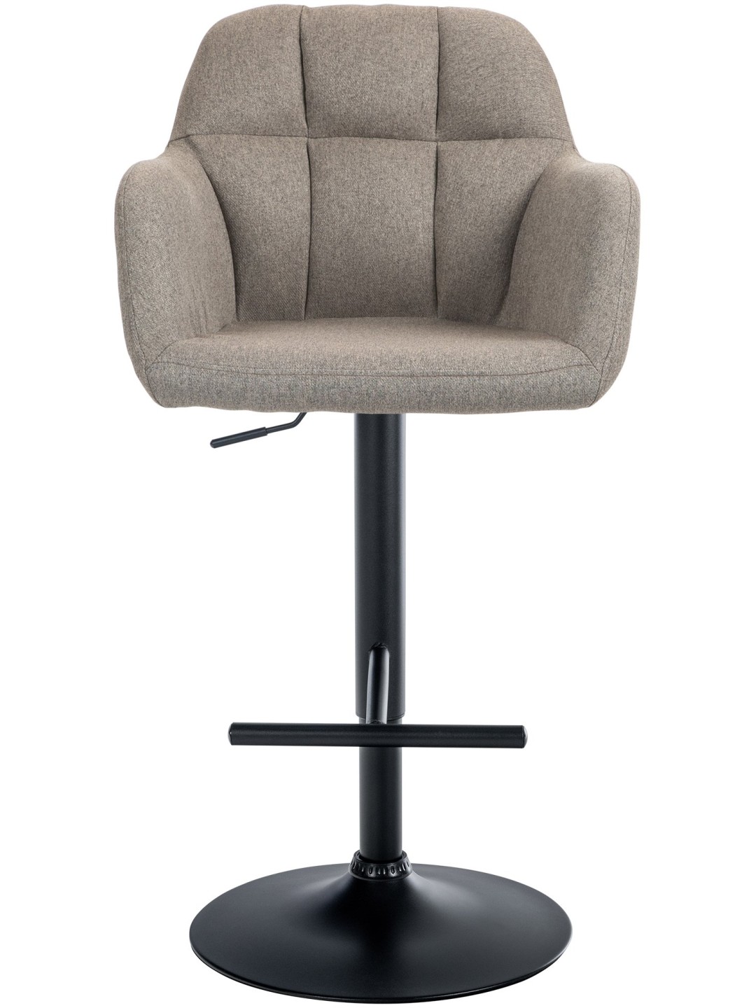 Barkruk Natoma stof, taupe