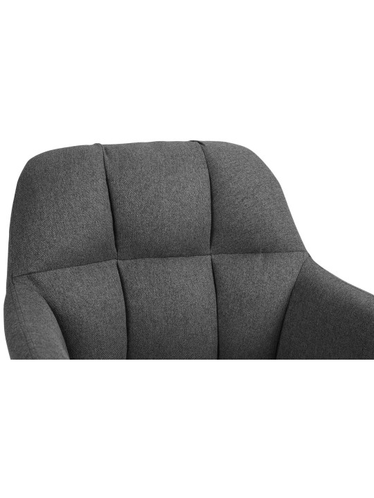 Barkruk Natoma stof chroom, donkergrijs Barkruk Natoma stof chroom, donkergrijs