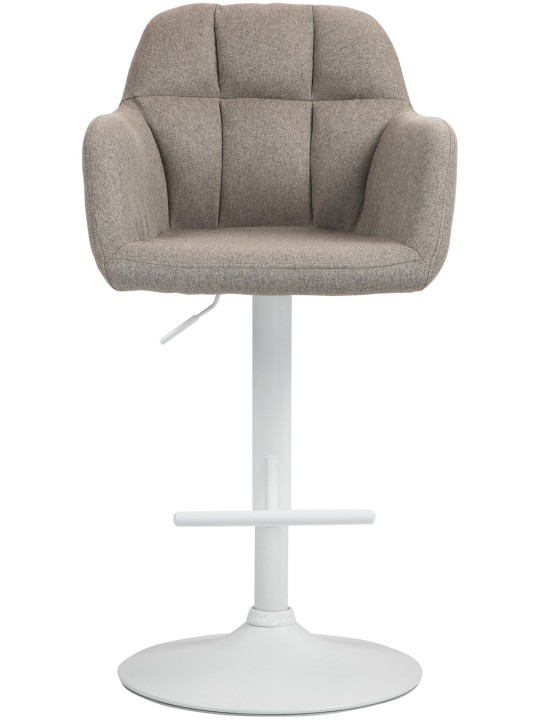 Barkruk Natoma stof, taupe