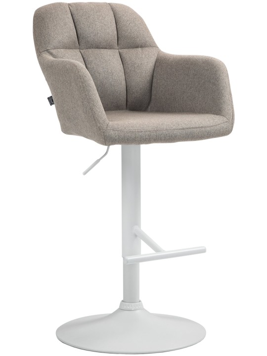 Barkruk Natoma stof, taupe