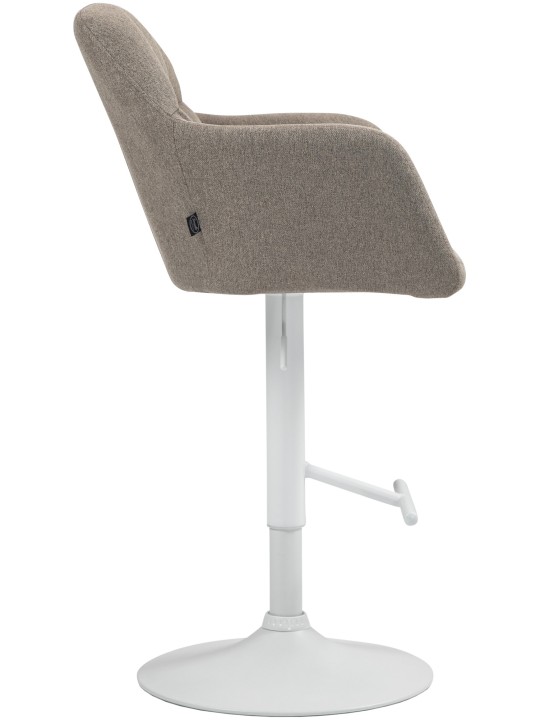 Barkruk Natoma stof, taupe