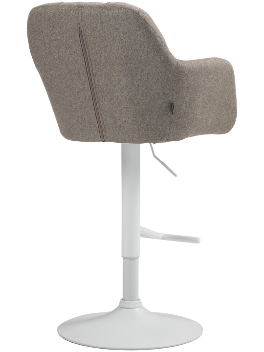 Barkruk Natoma stof, taupe