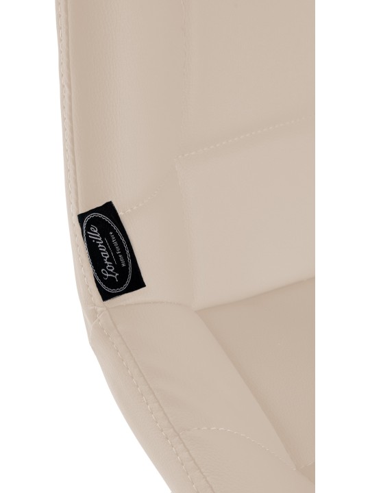 Weston draaibare barkruk kunstleer, crème Weston draaibare barkruk kunstleer, crème