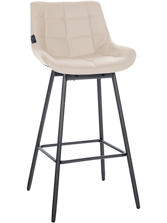 Weston draaibare barkruk kunstleer, crème Weston draaibare barkruk kunstleer, crème