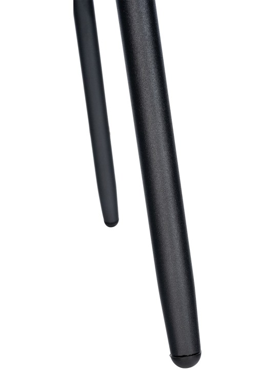 Weston draaibare barkruk kunstleer, zwart