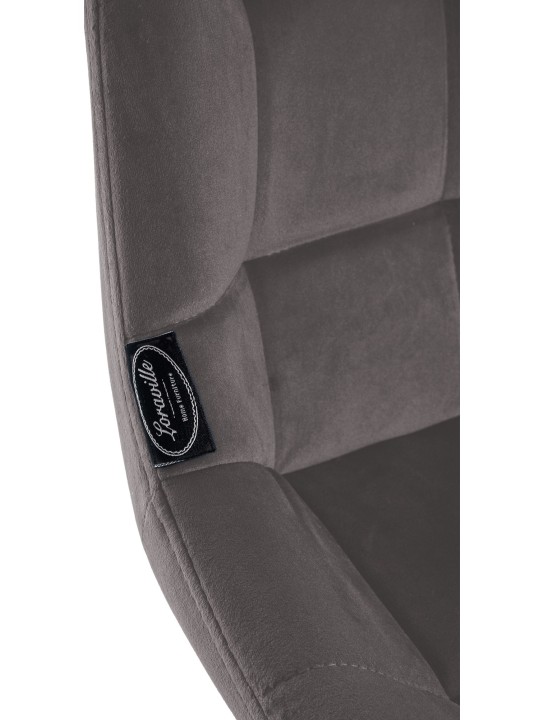 Weston Draaibarkruk Fluweel, grijs