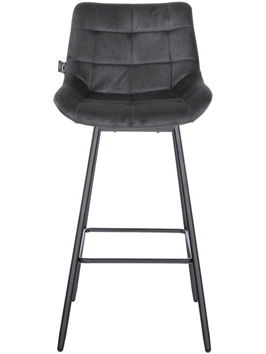 Weston Draaibarkruk Fluweel, donkergrijs Weston Draaibarkruk Fluweel, donkergrijs