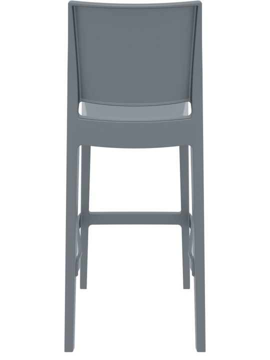 Set van 2 barkrukken Maya, donkergrijs