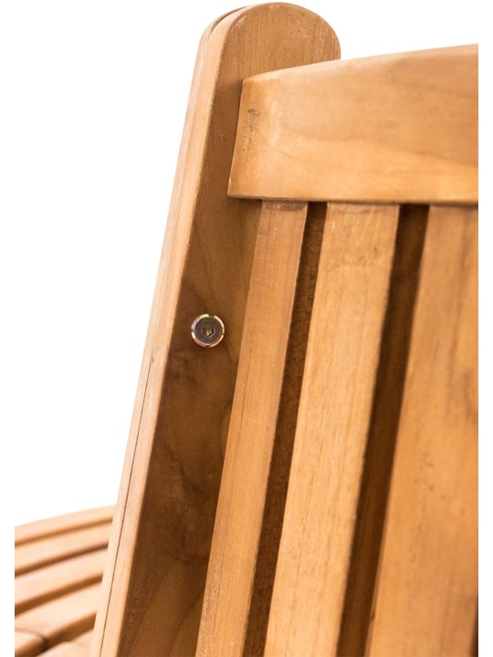 Leming boombank halfrond 250 cm, teak