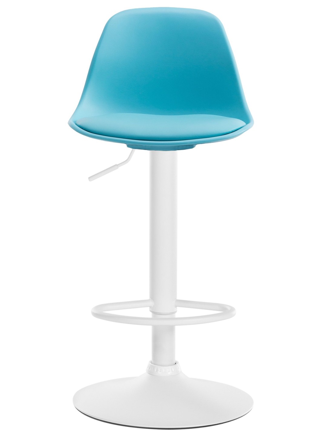 Barkruk Kiel kunstleer, blauw