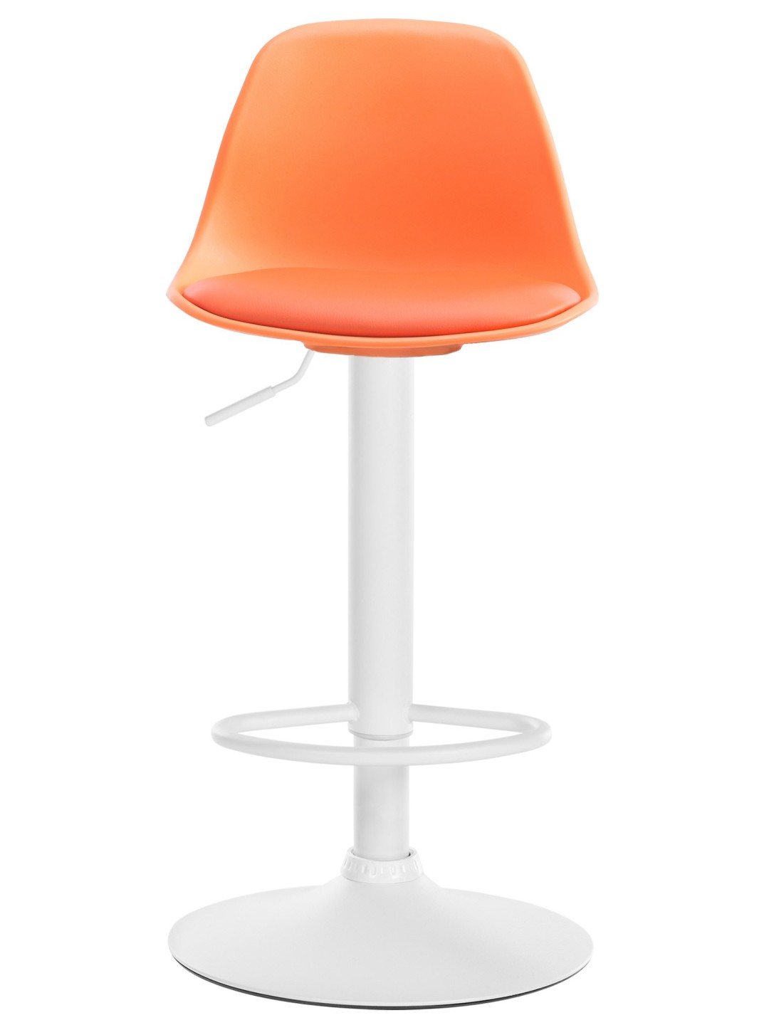 Barkruk Kiel kunstleer, oranje
