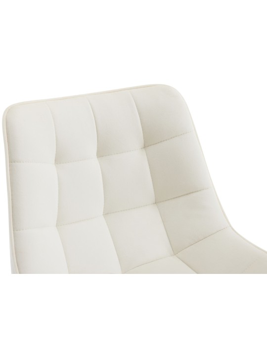 Barkruk Dartford fluweel, crème