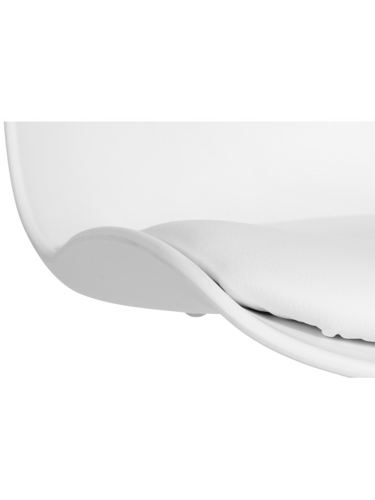 Set van 4 barkrukken Almada kunstleer, wit