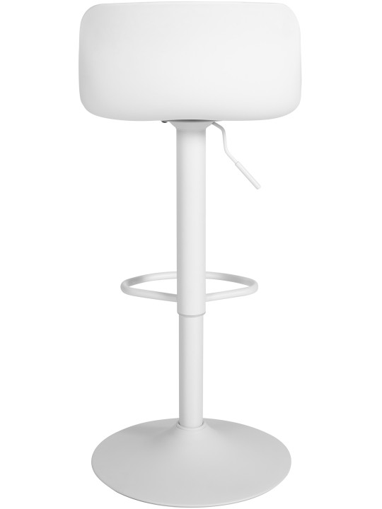 Set van 4 barkrukken Almada kunstleer, wit