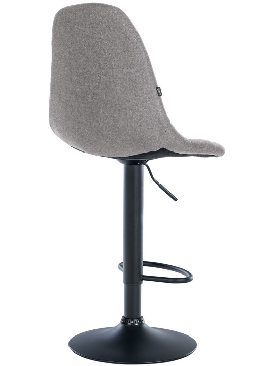 Barkruk Elmore stof B, grijs