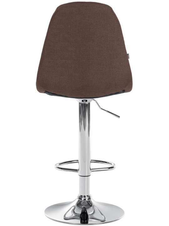 Barkruk Elmore stof C, bruin