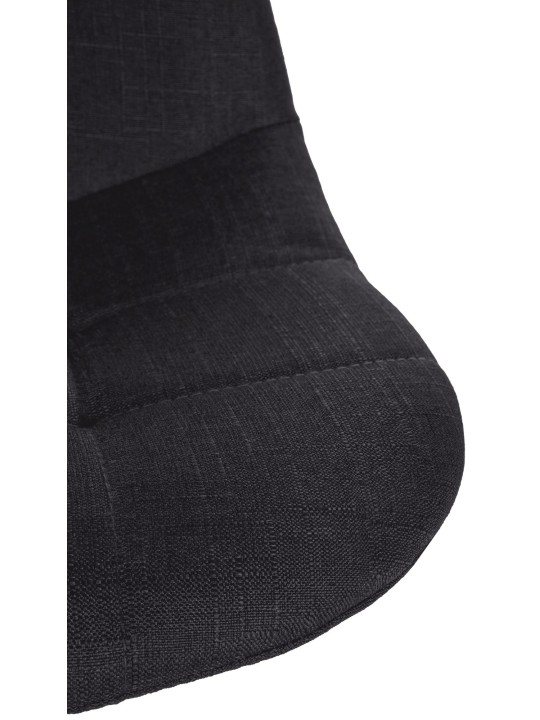 Barkruk Elmore stof C, zwart