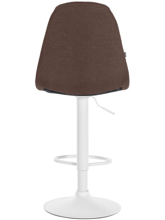 Barkruk Elmore stof W, bruin