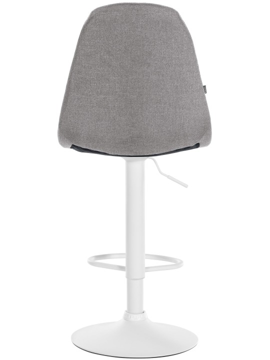 Barkruk Elmore stof W, grijs