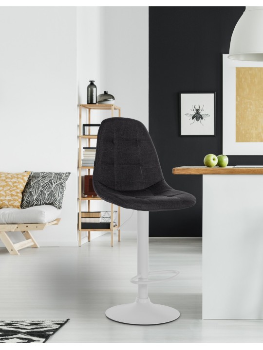 Barkruk Elmore stof W, zwart Barkruk Elmore stof W, zwart