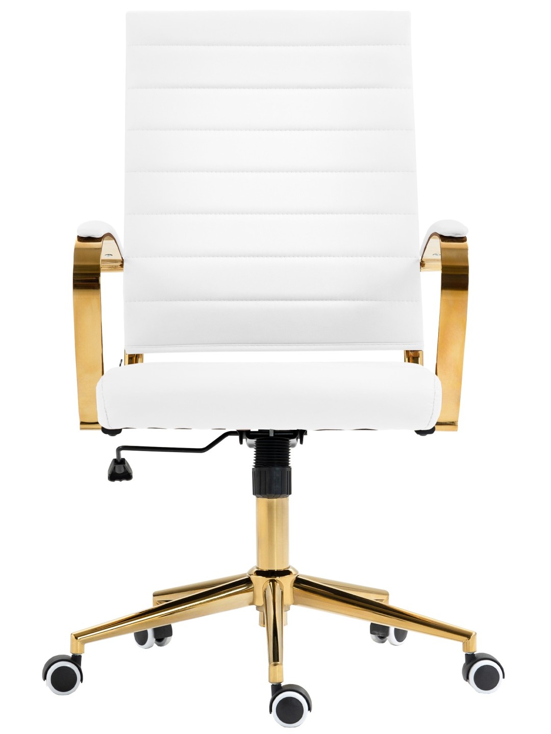 Bureaustoel Havana kunstleer, wit