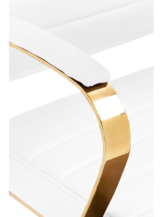 Bureaustoel Havana kunstleer, wit Bureaustoel Havana kunstleer, wit