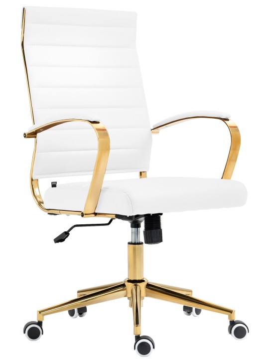 Bureaustoel Havana kunstleer, wit Bureaustoel Havana kunstleer, wit