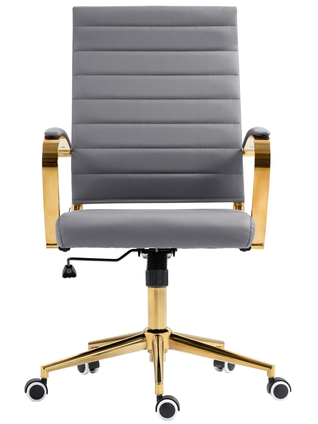 Bureaustoel Havana kunstleer, grijs