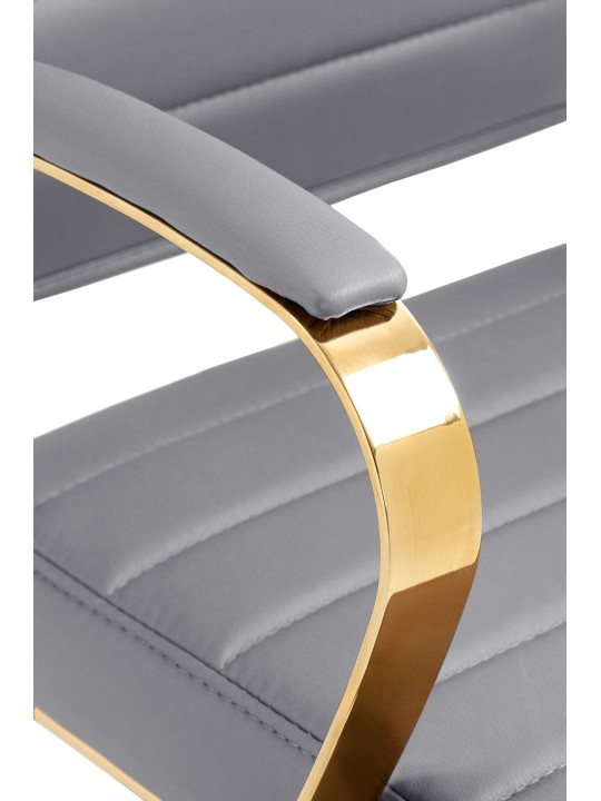 Bureaustoel Havana kunstleer, grijs Bureaustoel Havana kunstleer, grijs