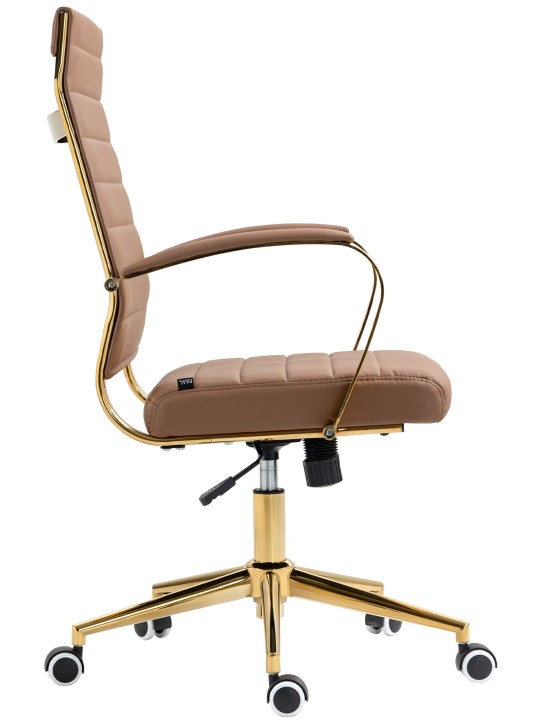 Bureaustoel Havana kunstleer, lichtbruin