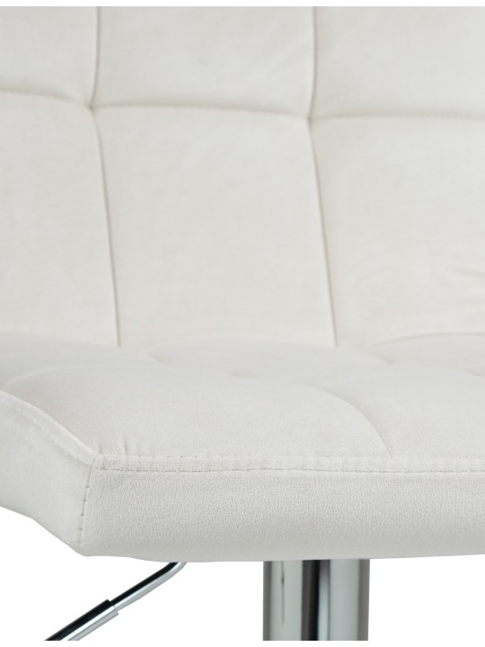 Barkruk Peru fluweel chroom, crème Barkruk Peru fluweel chroom, crème