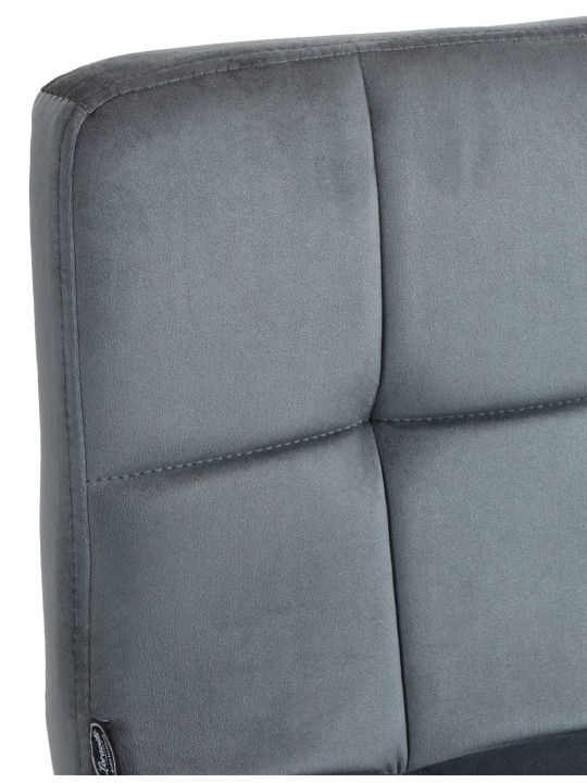 Barkruk Peru fluweel, donkergrijs Barkruk Peru fluweel, donkergrijs