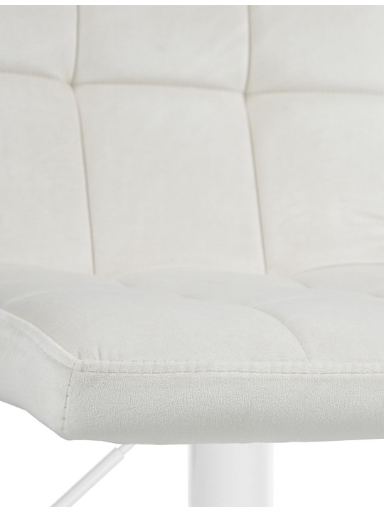Set van 2 barkrukken Peru fluweel, crème
