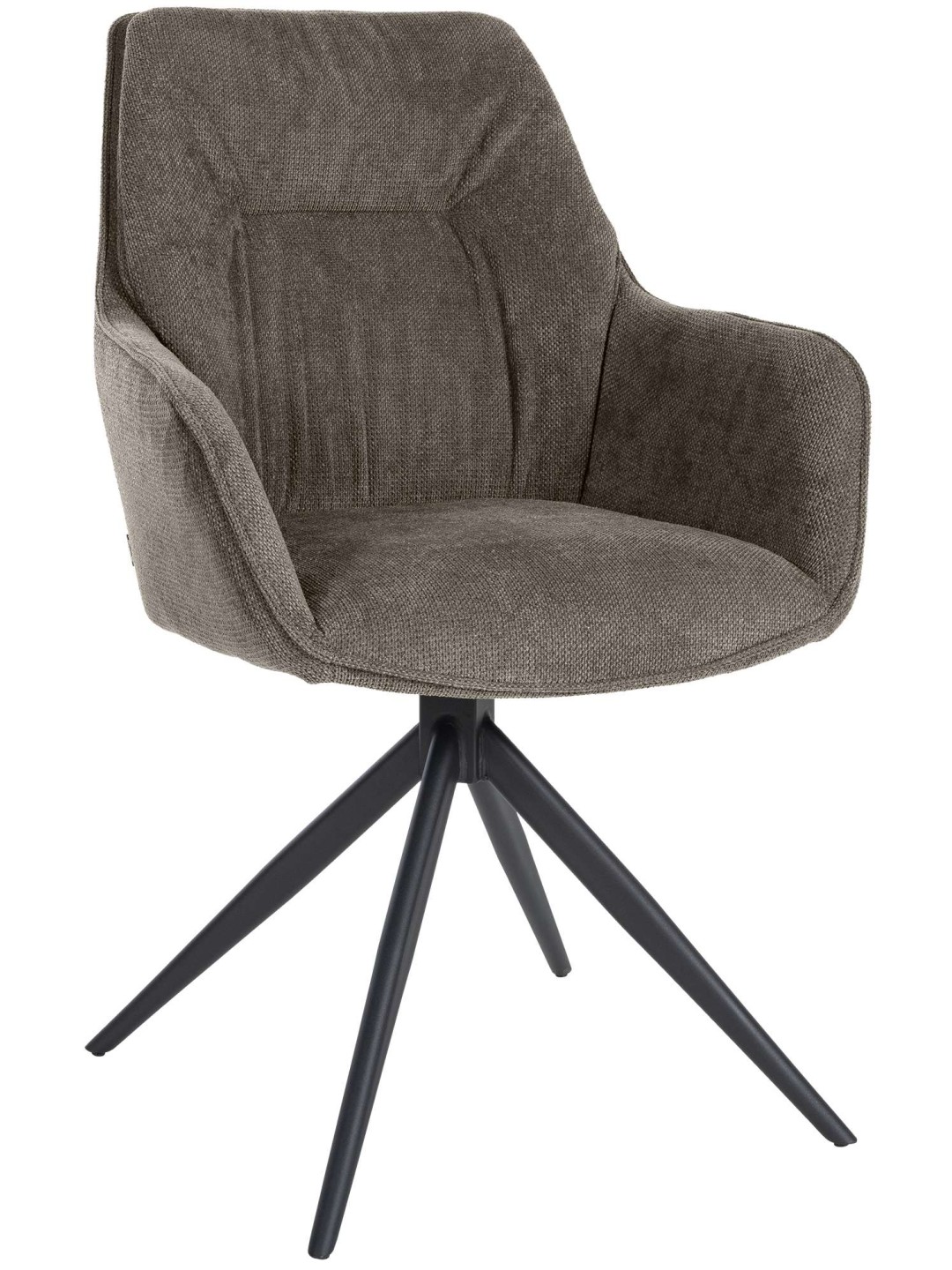 Eetkamerstoel Jules stof, donkergrijs