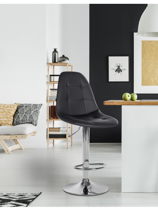 Barkruk Elmore kunstleer C, zwart Barkruk Elmore kunstleer C, zwart