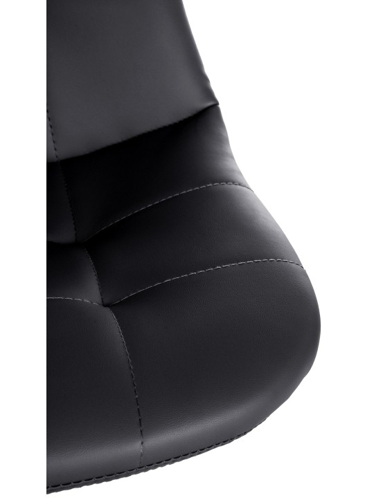 Barkruk Elmore kunstleer W, zwart