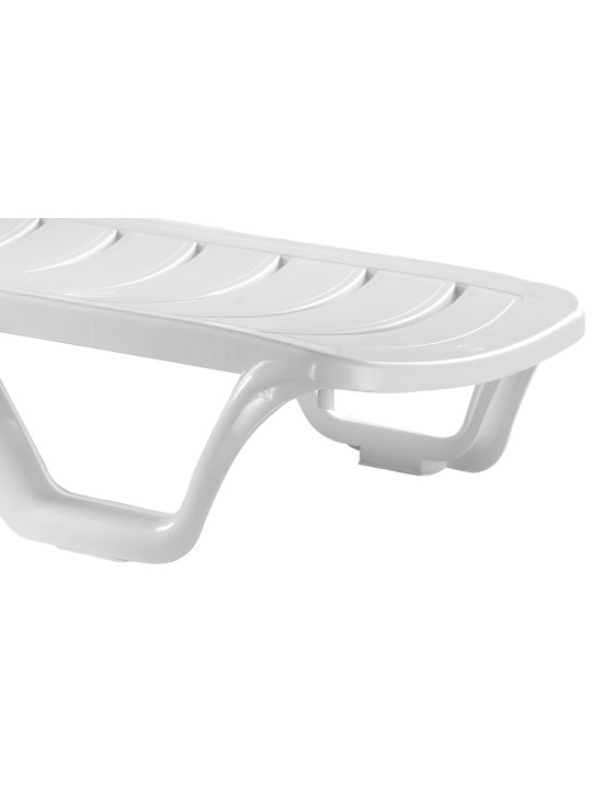 Set van 10 ligstoelen Bahama, wit Set van 10 ligstoelen Bahama, wit