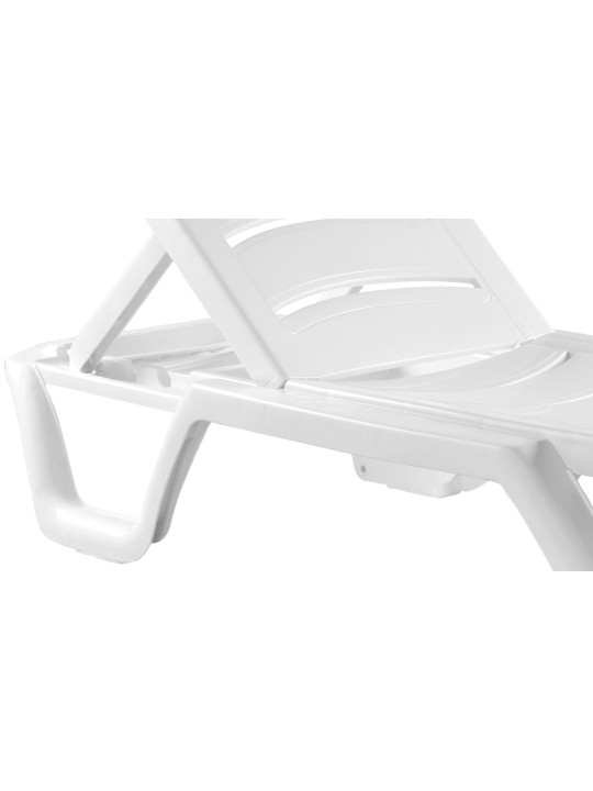 Set van 10 ligstoelen Bahama, wit Set van 10 ligstoelen Bahama, wit