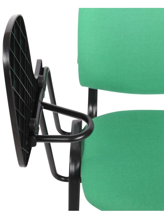 Set van 4 Ken stoelen met klaptafel stof, groen