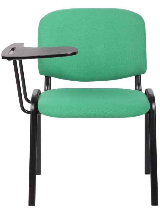 Set van 4 Ken stoelen met klaptafel stof, groen