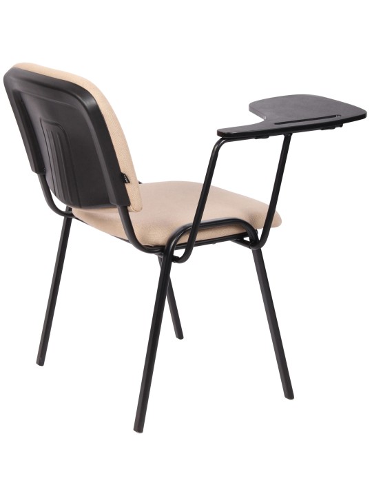 Set van 4 Ken stoelen met klaptafel stof, crème