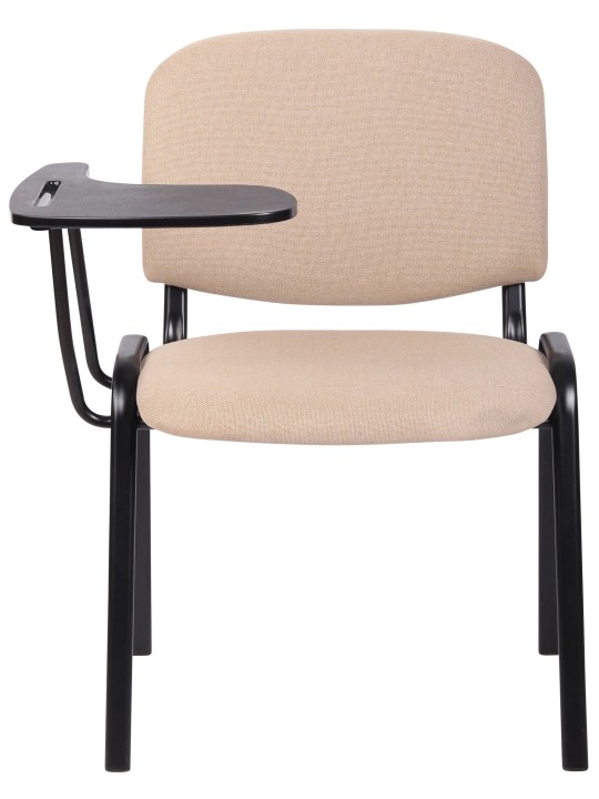 Set van 4 Ken stoelen met klaptafel stof, crème