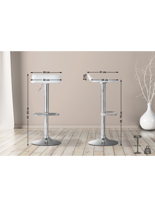 Barkruk DYN, wit Barkruk DYN, wit