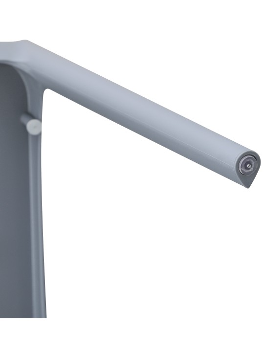 Set van 2 stoelen Meton, lichtgrijs